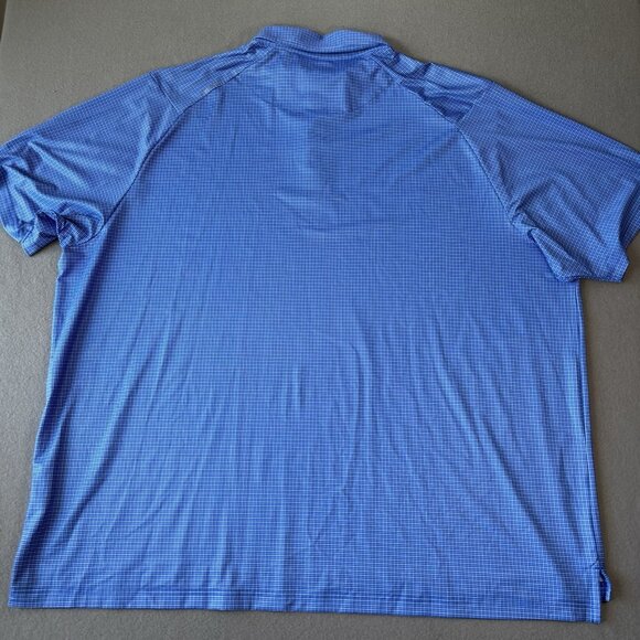Callaway shirt Mens 4XL Blue Short Sleeve Opti Dri Polo Performance Golf - Picture 12 of 12
